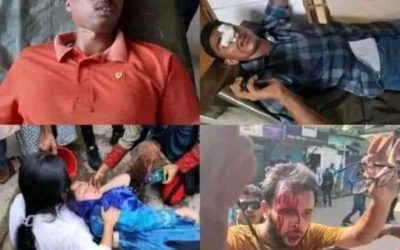শেরপুরে শিক্ষার্থী,ছাত্রলীগ ও পুলিশের ত্রিমুখী সংঘর্ষ,আহত অন্তত ২০