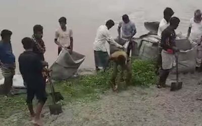 বৃহত্তর তিস্তা ব্যারেজের বাঁধে ধ্বস, নদীর গতিপথ পরিবর্তনের শঙ্কা