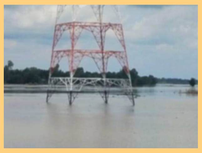 নওগাঁয় বিপদসীমার উপরে আত্রাই নদীর পানি