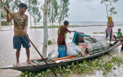 গাইবান্ধায় বন্যা পরিস্থিতির অবনতি, পানিবন্দি ২০ হাজার মানুষ