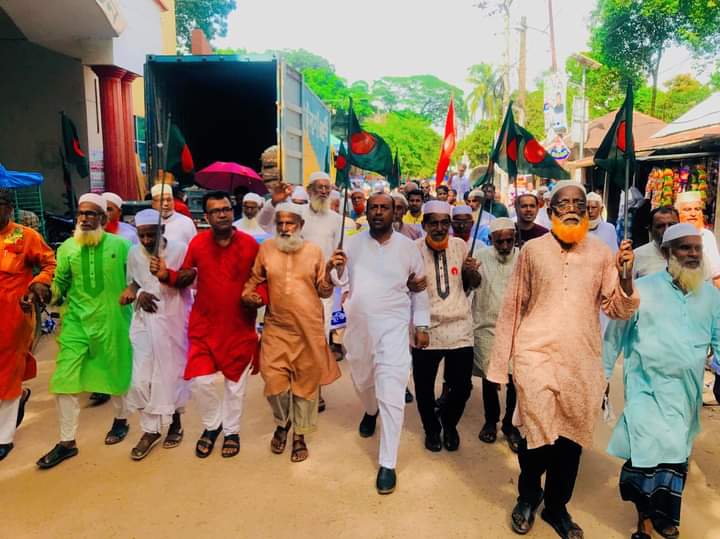 শিবপুরে কোটা আন্দোলনকে ঘিরে মুক্তিযোদ্ধাদের প্রতিবাদ কর্মসূচি