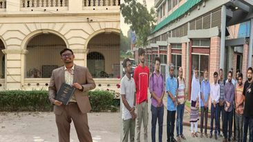 আহত সাজিদকে ৪ লক্ষ টাকার সহায়তা দিল জবিশিস