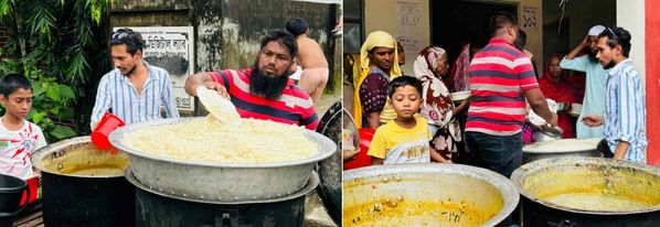 মুরাদনগরে বানভাসি কয়েক শত পরিবারের পাশে সাবেক প্রতিমন্ত্রী