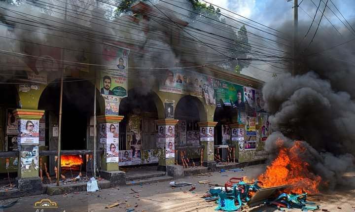 গাইবান্ধায় জেলা যুবদলের কার্যালয়ের হামলার ঘটনায় মামলা দায়ের