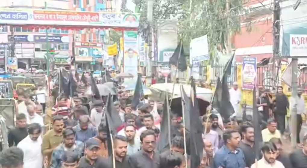 ব্রাহ্মণবাড়িয়ায় শোক র‌্যালির মাধ্যমে মাসব্যাপী কর্মসূচী উদ্ভোধন