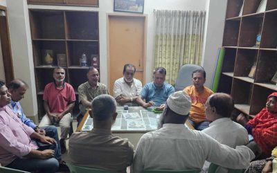 চলমান পরিস্থিতি স্বাভাবিক রাখতে কুলিয়ারচরে সাংবাদিকদের সাথে বিএনপি’র মতবিনিময়