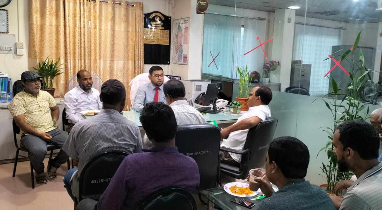 ভূরুঙ্গামারীতে সাংবাদিকদের সাথে ইসলামী ব্যাংকের মতবিনিময় সভা