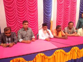 এ্যাডঃ গাজী এনামুল হকের মনিরামপুরের বিভিন্ন পুজা মন্দির পরিদর্শন
