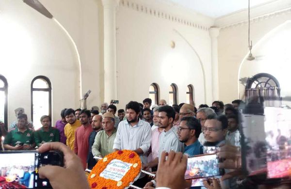 মাওলানা ভাসানীর ৪৮ তম মৃত্যুবার্ষিকী উপলক্ষে টাংগাইলে উপদেষ্টা আসিফ মাহমুদ এবং মাহফুজ আলম