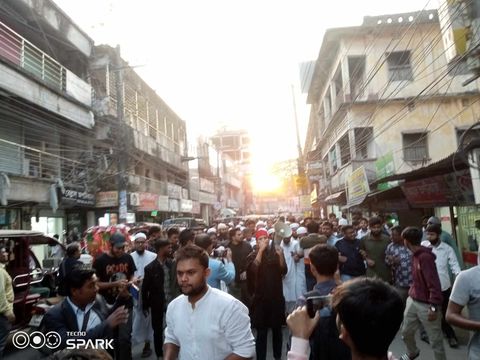 চট্টগ্রামে আইনজীবী হত্যা এবং ইসকন নিষিদ্ধের দাবীতে টাংগাইলে বিক্ষোভ
