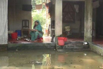 জলাবদ্ধতায় নাকাল ফরিদপুরের ২০ হাজার পৌরবাসী