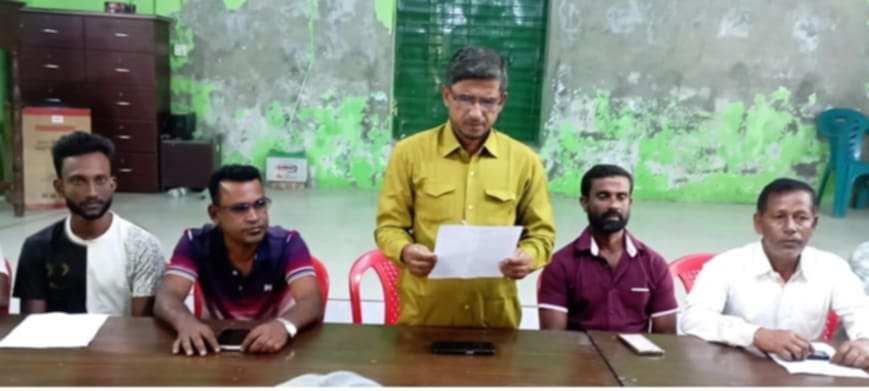 বিএনপি নেতাদের নাম ভাঙ্গিয়ে হিন্দুদের উপর অত্যাচার লুটপাট ও অগ্নিসংযোগের বিরুদ্ধে সংবাদ সম্মেলন