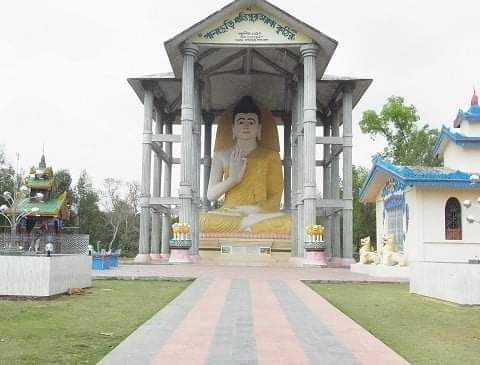 খাগড়াছড়ির শান্ত এক বৌদ্ধ বিহার