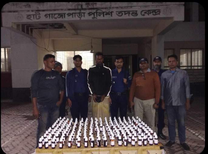 বাগমারায় মাদকসহ ১ মাদক কারবারি গ্রেফতার