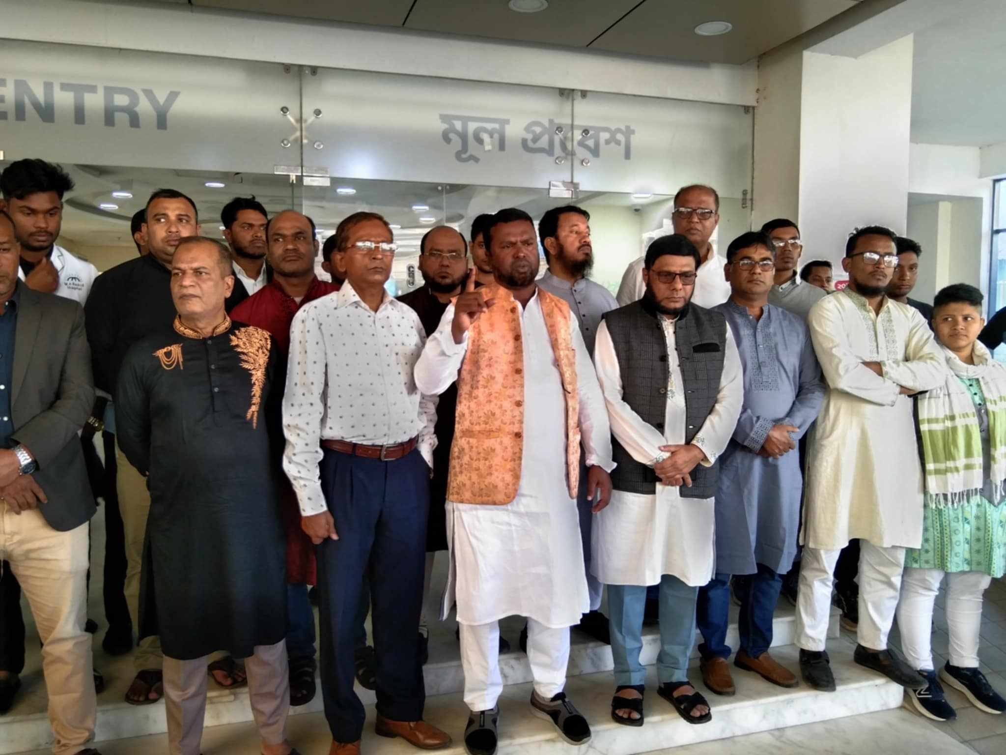 জামালপুরে বেসরকারি হাসপাতাল ভাংচুর ঘটনায় সংবাদ সম্মেলন