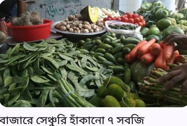 ফরিদপুরে সবজি বাজারে কয়েকটি সবজির বাজার সেঞ্চুরি