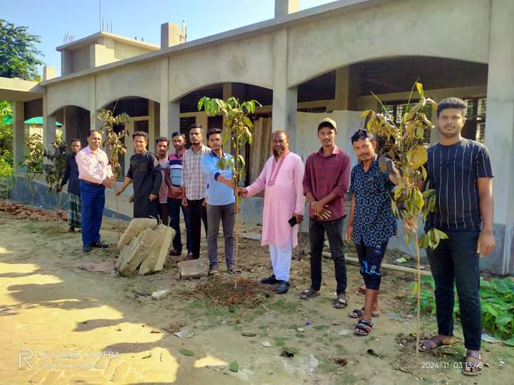 মধ্যনগরের বংশীকুন্ডায় ছাত্রদলের উদ্যোগে বৃক্ষরোপণ কর্মসূচি পালিত