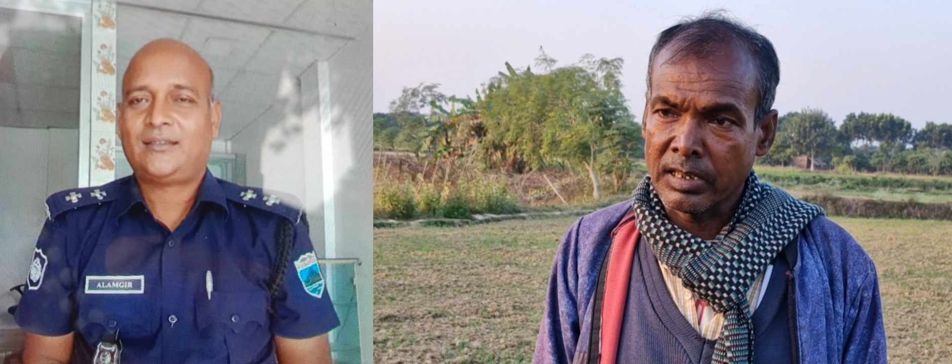 পুলিশ কর্মকর্তা মামলার বাদি কৃষককে গভীর রাতে তুলে নিয়ে থানায় নির্যাতন