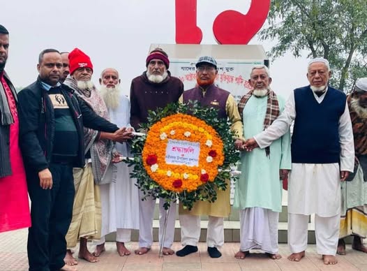 নবীনগরে বুদ্ধিজীবীদের হত্যা দিবসে খারঘর৭১স্মৃতিসৌধ  শহীদের শ্রদ্ধা