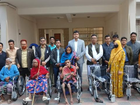 চরভদ্রাসনে  ভিক্ষুকদের পুনর্বাসন সহায়ক উপকরণ বিতর