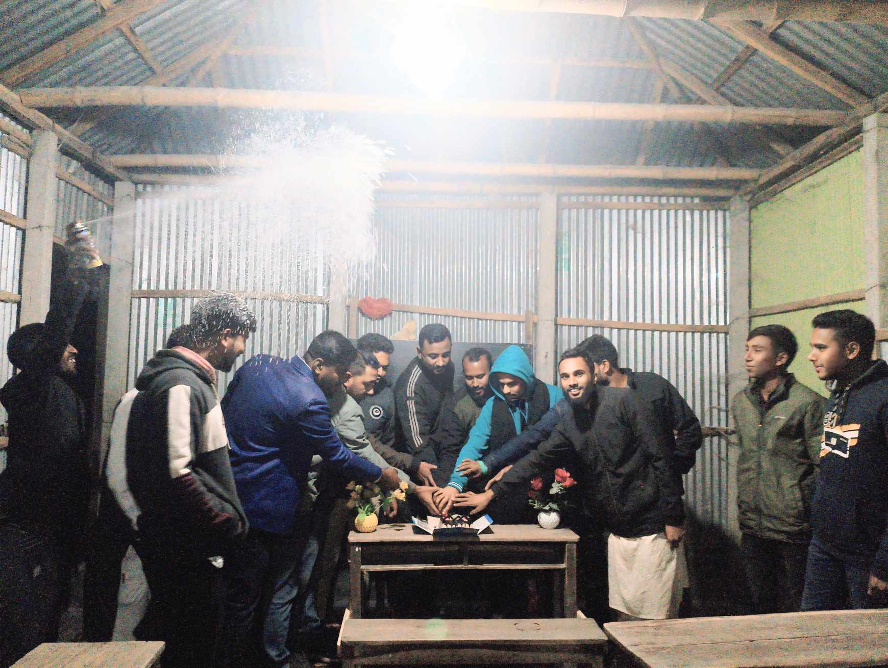 শেরপুরে ছাত্রদলের যুগ্ম আহ্বায়ক শামীমের জন্মদিন পালন