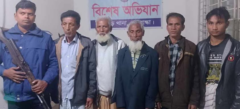 গাইবান্ধায় জমিজমা বিরোধে সংঘর্ষ, গ্রেফতার ৫