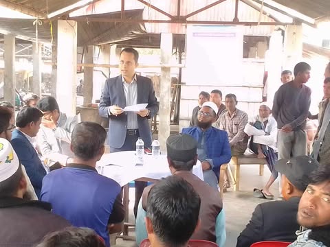 নেহালপুর কাঁচা বাজারের পুরাতন চান্দিঘর বিক্রয়ের নিলাম ডাক অনুষ্ঠিত