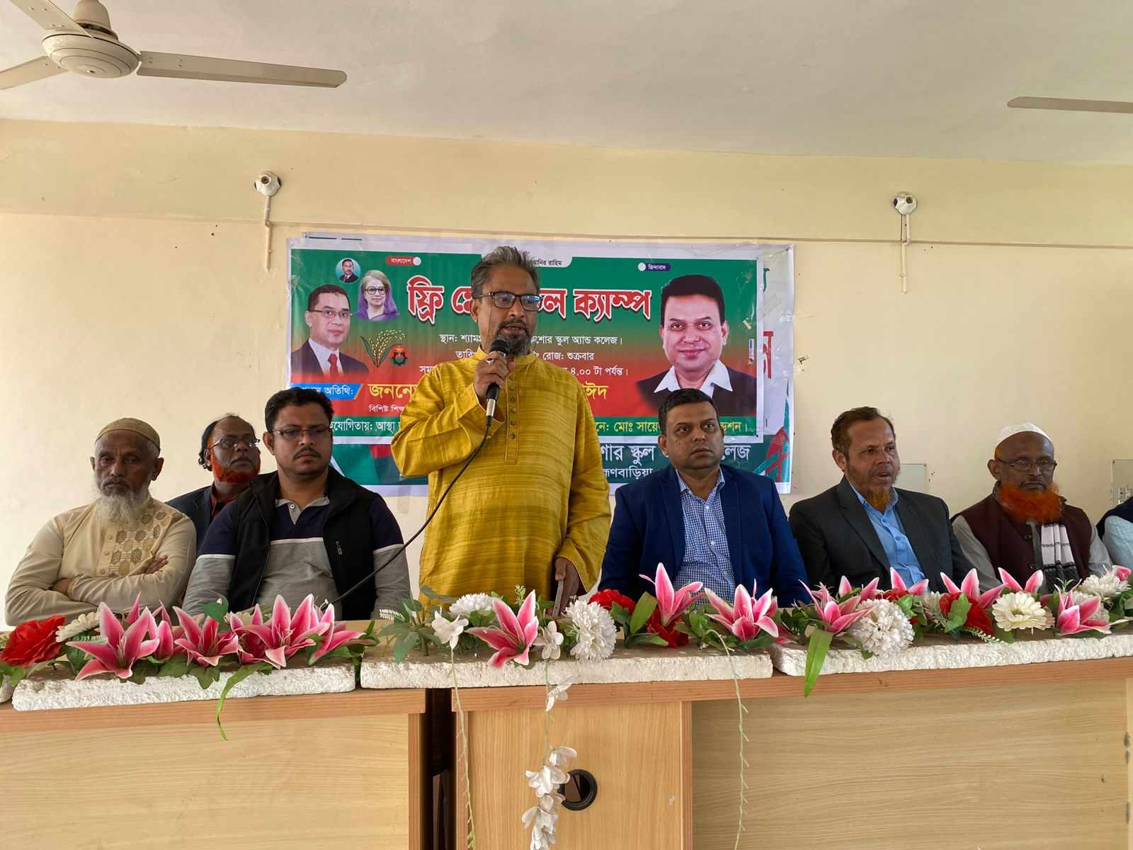 নবীনগরে ৫শতাধিক অসহায় ও মানুষের মাঝে বিনামূল্যে চিকিৎসা সেবা প্রদান