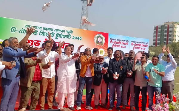 রাজশাহীতে আরাফাত রহমান কোকো স্মৃতি ক্রিকেট টুর্ণামেন্ট  উদ্বোধন
