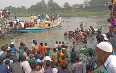 নবীনগরে  নৌকা ডুবে শিশু সন্তান নিহত মা আহত,সরকারিভাবে ২৫হাজার টাকা অনুদান 