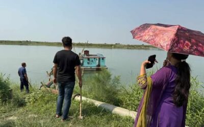 চরভদ্রাসনে ভ্রাম্যমান আদালতে অবৈধ বালি উত্তোলনের পাইপ ধ্বংস