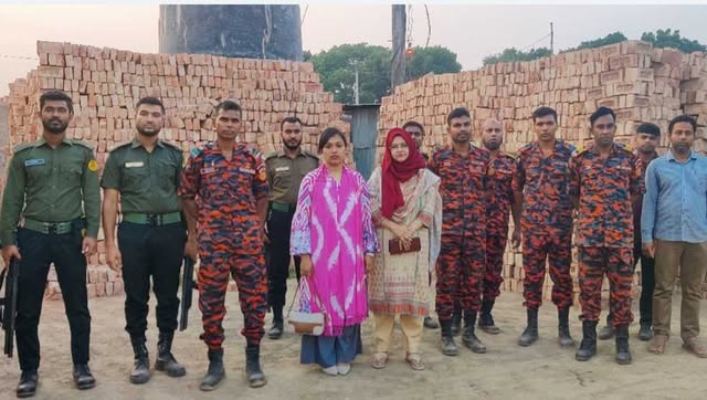 সদরপুর উপজেলার অনুমোদনবিহীন চালু ৩টি ইটভাটায় ভ্রাম্যমান আদালতে  তিন লাখ টাকা জরিমানা।