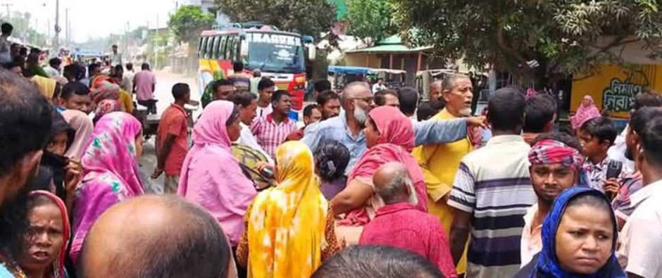 গাইবান্ধায় কাভার্ড ভ্যানের চাকায় পিষ্ট হয়ে শিশুর মৃত্যু