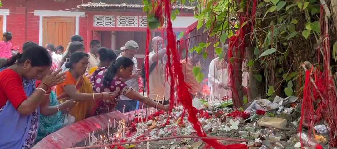 গাইবান্ধার ভরতখালী কাষ্ঠ কালি মন্দিরে মাসব্যাপী পূজা অর্চনা ও মেলা