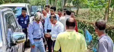 রংপুরের চর-কলাগাছি এলাকা পরিদর্শন করলেন, চীনা প্রতিনিধি দল
