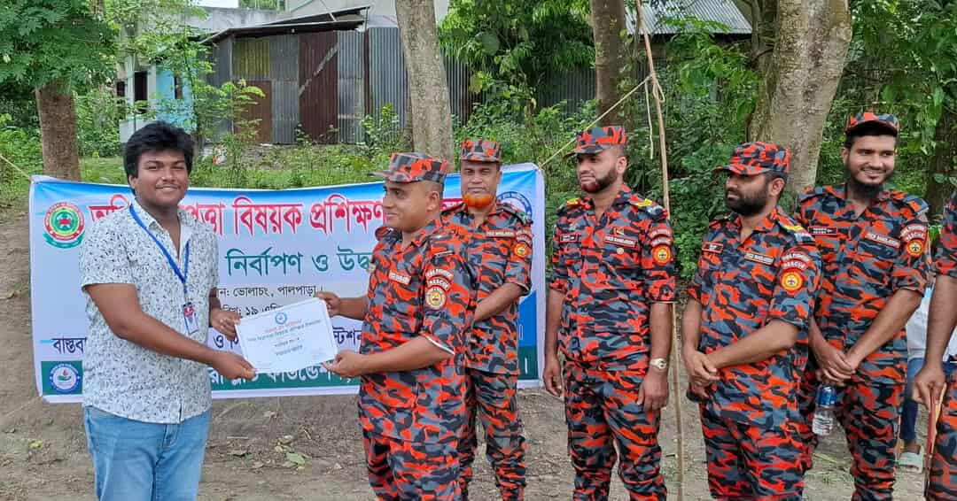 নবীনগরে অগ্নি নিরাপত্তা বিষয়ক প্রশিক্ষণ ও মহড়া অনুষ্ঠিত 