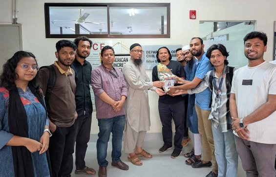 এসিআই ইউআইটিএস স্টুডেন্ট চ্যাপ্টারের নবগঠিত কমিটির পক্ষ থেকে বিভাগীয় প্রধানের সাথে শুভেচ্ছা বিনিময়।।
