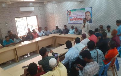 কমলগঞ্জে সাংবাদিকদের সাথে বিএনপির কেন্দ্রীয় নেতা হাজী মুজিবের মতবিনিময়