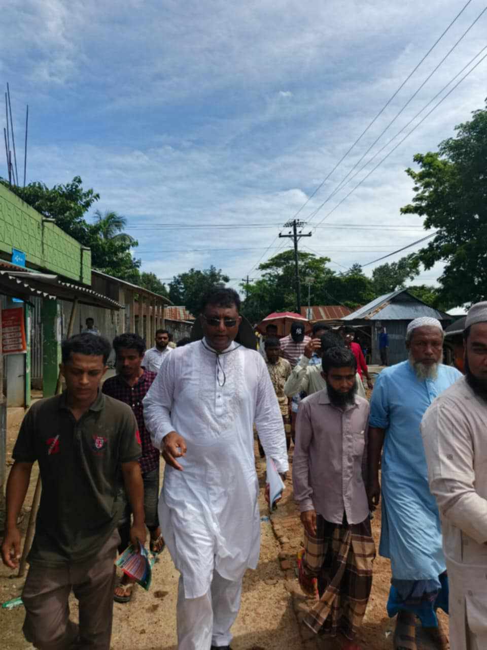 মধ্যনগরে ধানের শীষের মনোনয়ন প্রত্যাশী লিটন আফিন্দীর গণসংযোগ ও পথ সভা