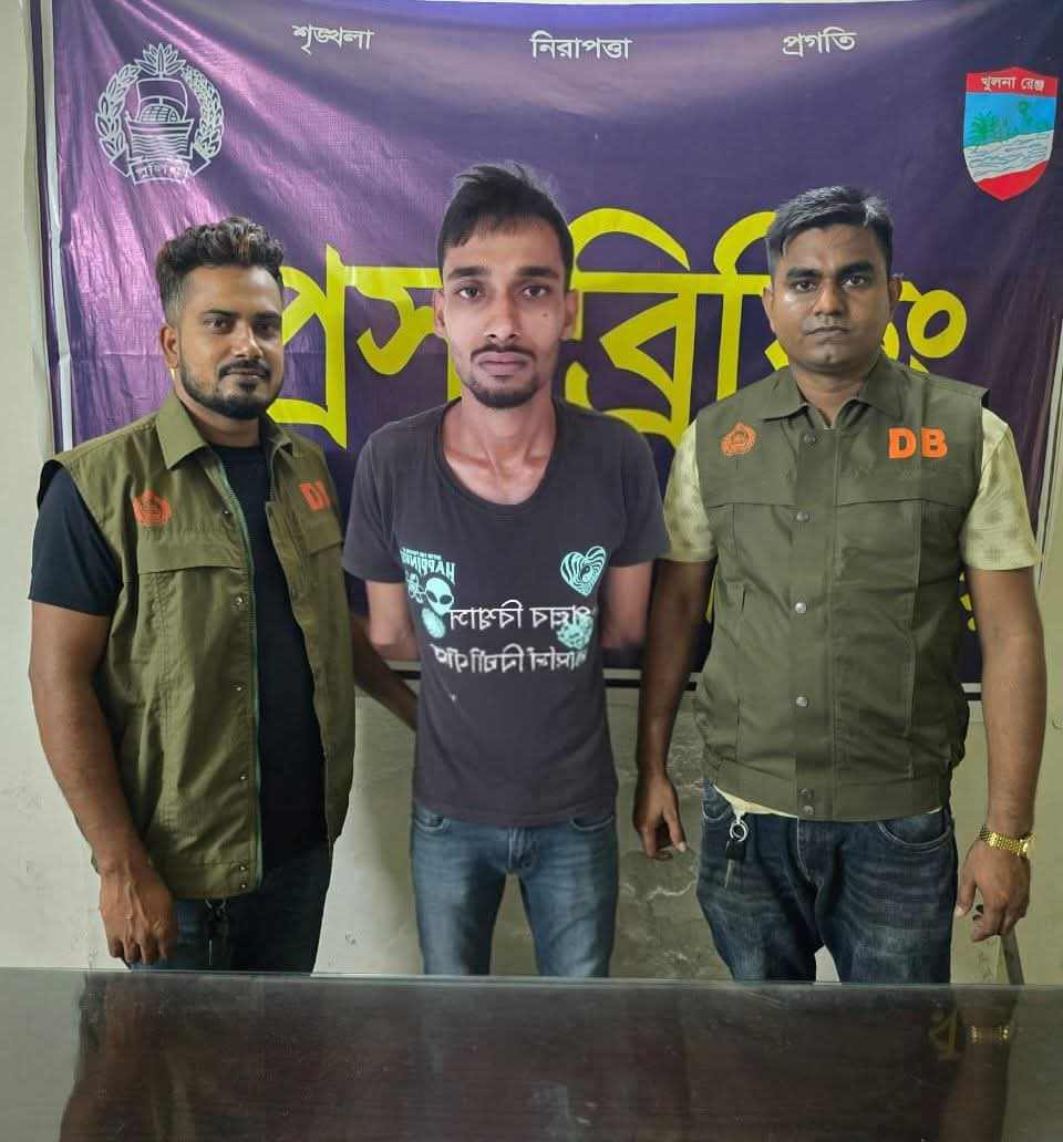 অভয়নগরের তরিকুল হত্যা মামলার অন্যতম আসামী পল্লব বিশ্বাস সুদিপ্ত(২৭) গ্রেফতার।