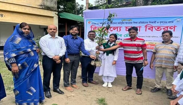 নবীনগরে ফল মেলা ও গাছের চারা বিতরণ