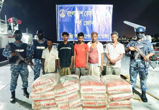 ১৫০ বস্তা সিমেন্টসহ ৫ পাচারকারী গ্রেফতার