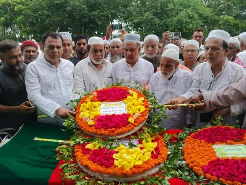 রাষ্ট্রীয় মর্যাদায় বীর মুক্তিযোদ্ধা আলহাজ্ব মো. রফিকুল ইসলামের দাফন সম্পন্ন