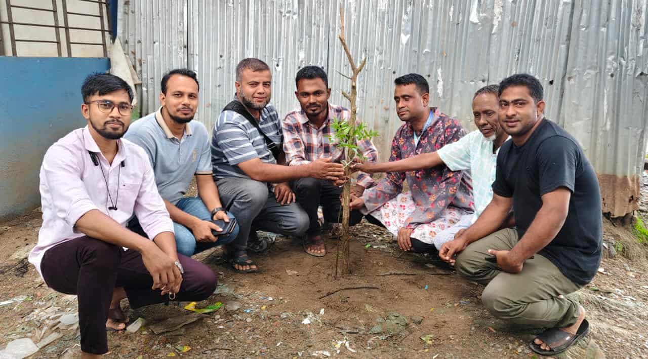 বিশ্ব প্রকৃতি সংরক্ষণ দিবসে গোয়াইনঘাট প্রেসক্লাবের বৃক্ষরোপণ কর্মসূচি