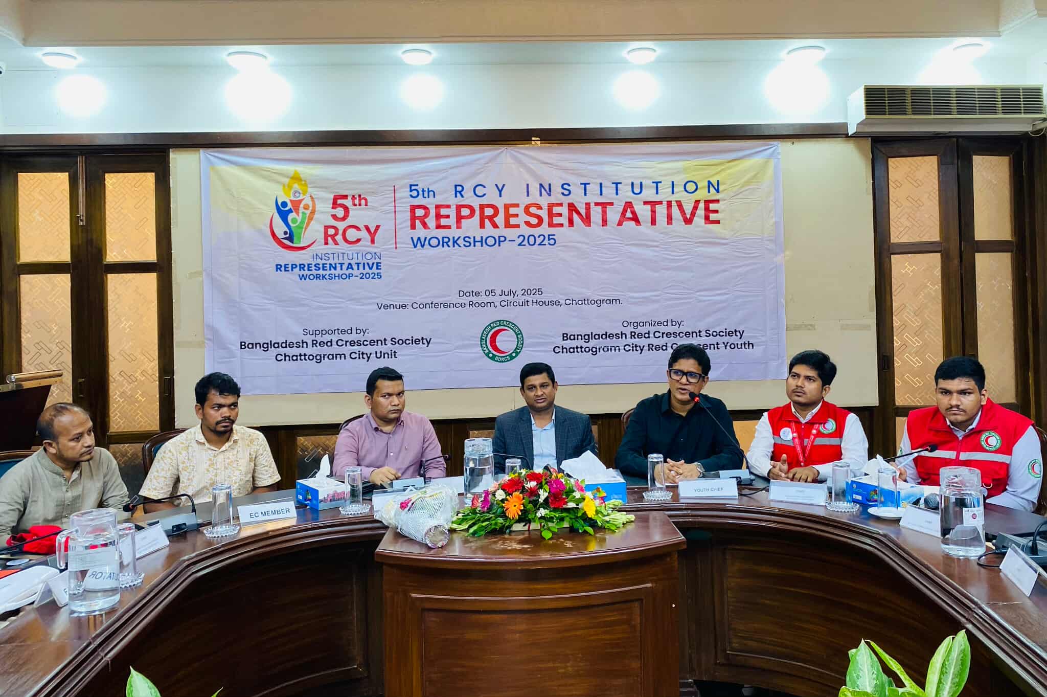 শিক্ষা প্রতিষ্ঠান পর্যায়ে রেড ক্রিসেন্ট কার্যক্রম জোরদারে ৫ম প্রতিনিধি কর্মশালা অনুষ্ঠিত