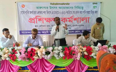 তারুণ্যের উৎসব আয়োজনের নিমিত্ত্বে চাঁপাইনবাবগঞ্জে বরেন্দ্র বহুমুখী উন্নয়ন কর্তৃপক্ষ (বিএমডিএ)র প্রশিক্ষণ কর্মশালা 