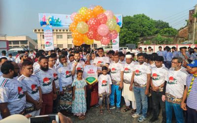 চাঁপাইনবাবগঞ্জ ‘জুলাই পূর্ণজাগরণ অনুষ্ঠানমালা’ উপলক্ষ ম্যারাথন দৌড় প্রতিযাগিতা