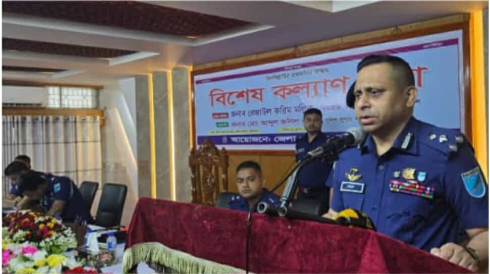 পুলিশ সদস্যরা দুর্নীতিতে জড়ালে আইনী ব্যবস্থা নেয়া হবে _ ডিআইজি রেজাউল করিম মল্লিক