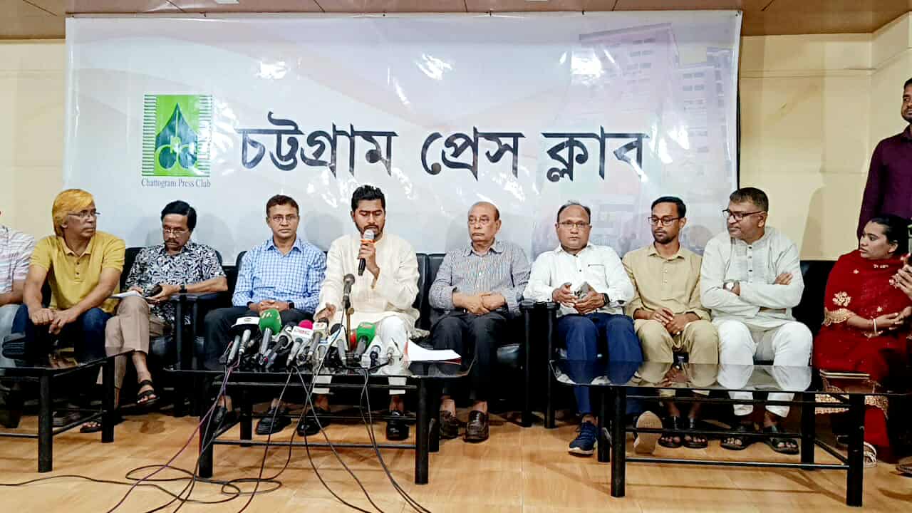 চট্টগ্রাম প্রেস ক্লাবে সাংবাদিকদের সাথে মতবিনিময় সভায় নুরুল হক নুর