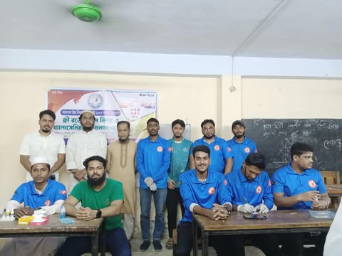 সীতাকুণ্ড ব্লাড ডোনার্স সোসাইটির সহযোগিতায় রক্তের গ্রুপ নির্ণয় কর্মসূচি সম্পন্ন।